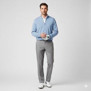 NWT Footjoy Perf‎ Golf Pants Mens W36 L32 Charcoal Gray Moisture Wicking Stretch